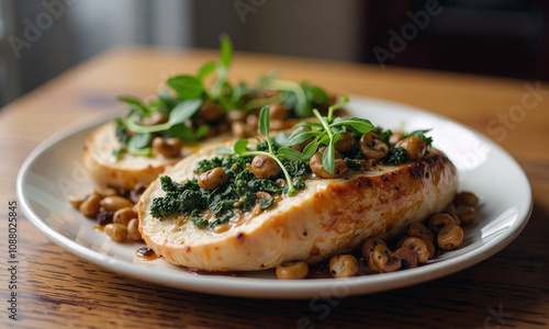 Spinach and Mushroom Stuffed Chicken Breast 