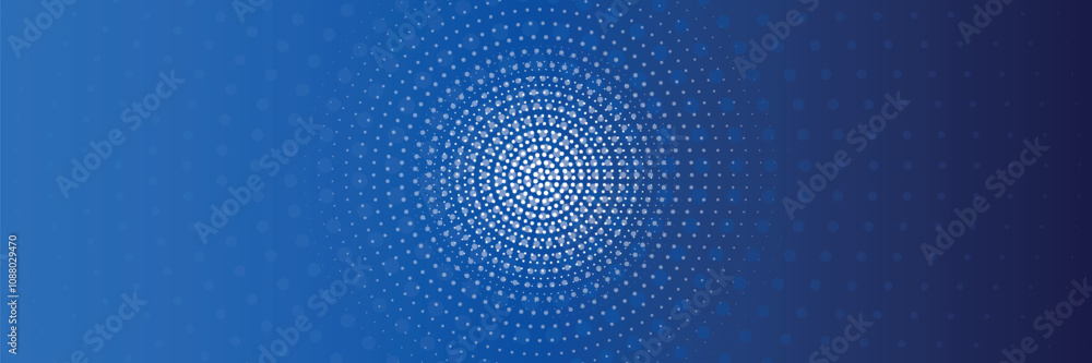 Abstract line pattern technology on blue gradient background. Modern blue abstract vector long banner background. eps10.