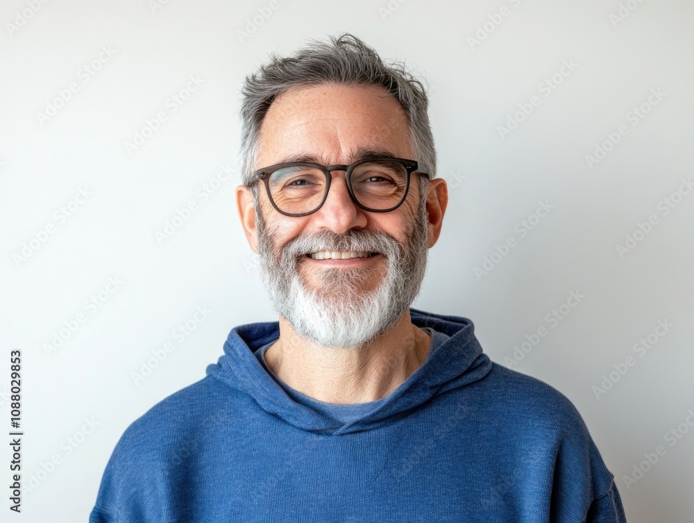 Obraz premium Bearded Man Smiling