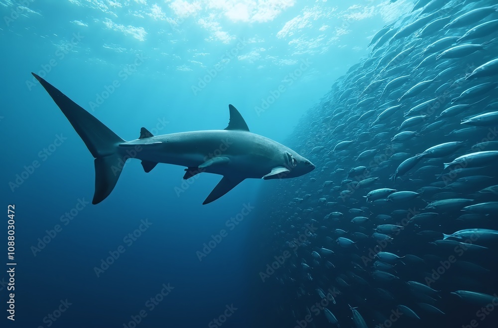 Obraz premium shark in the sea