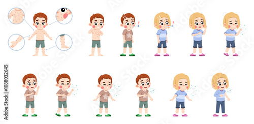 Kids with Chicken Pox