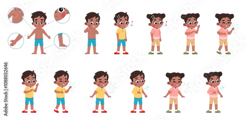 Kids with Chicken Pox