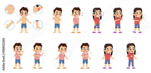 Kids with Chicken Pox