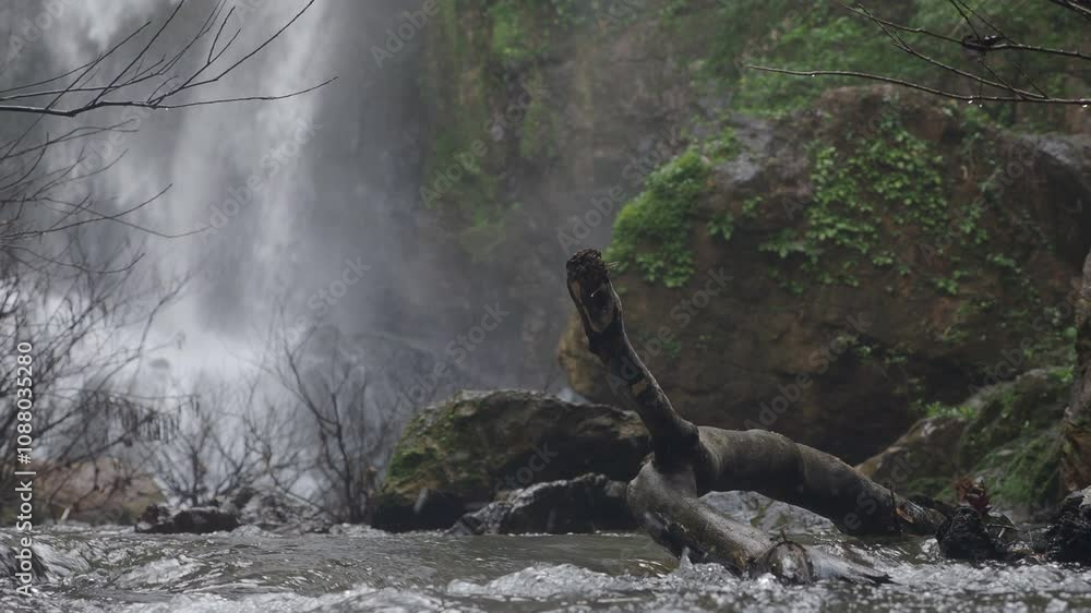 Tam Nang Waterfall, Phang Nga Province, Thailand, southern region Tam Nang Waterfall, Phang Nga Province, Thailand, southern region