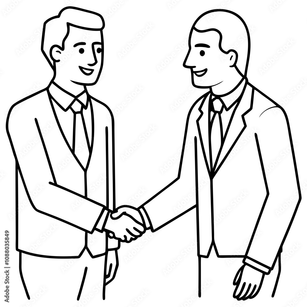 businessman connect with business partner icon businessman connect with business partner icon