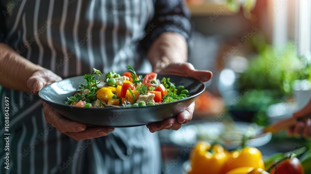 A close-up image of a caregiver preparing a meal for an elderly person, showcasing the attention to proper nutrition and dietary support in elderly care A close-up image of a caregiver preparing a meal for an elderly person, showcasing the attention to proper nutrition and dietary support in elderly care