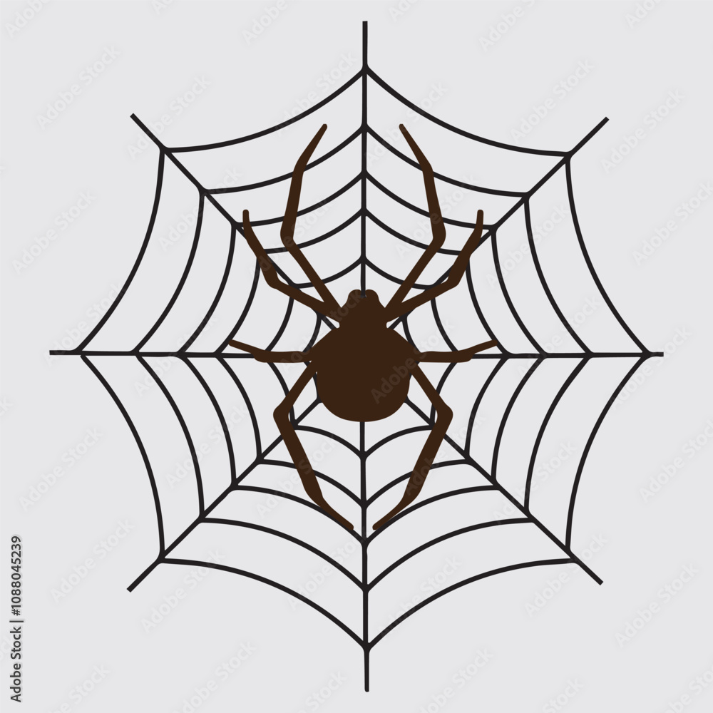 spider on web, Spider silhouette spider on web, Spider silhouette