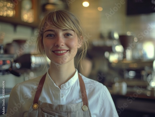 Barista Smiling at Camera