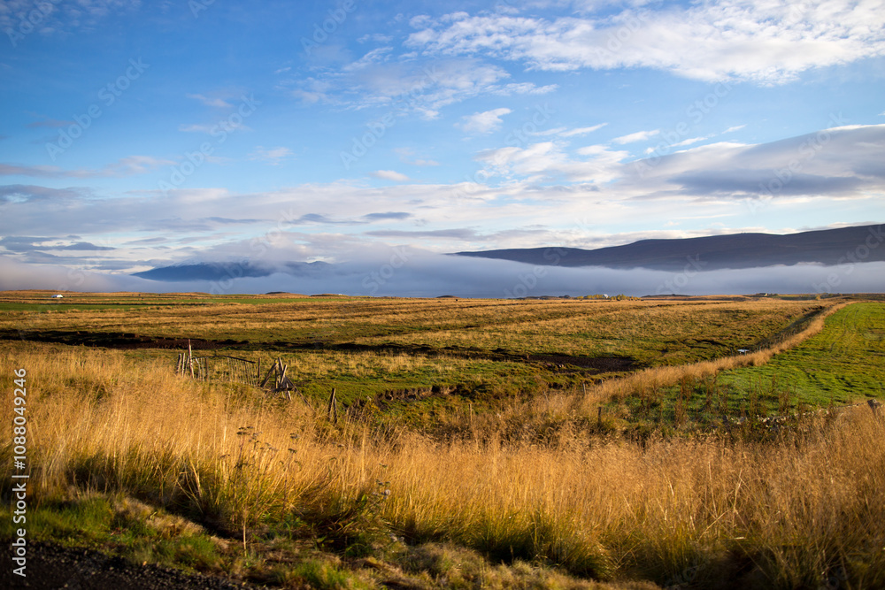 Scenery of Iceland in Northern Europe in late autumn Scenery of Iceland in Northern Europe in late autumn