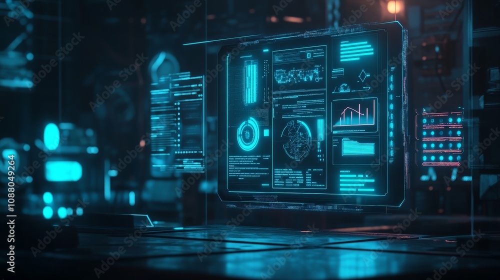 A holographic interface showing a personalized AI-generated daily schedule, glowing softly with different task highlights. A holographic interface showing a personalized AI-generated daily schedule, glowing softly with different task highlights.