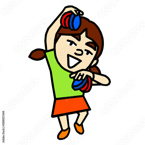 カスタネット　イラスト