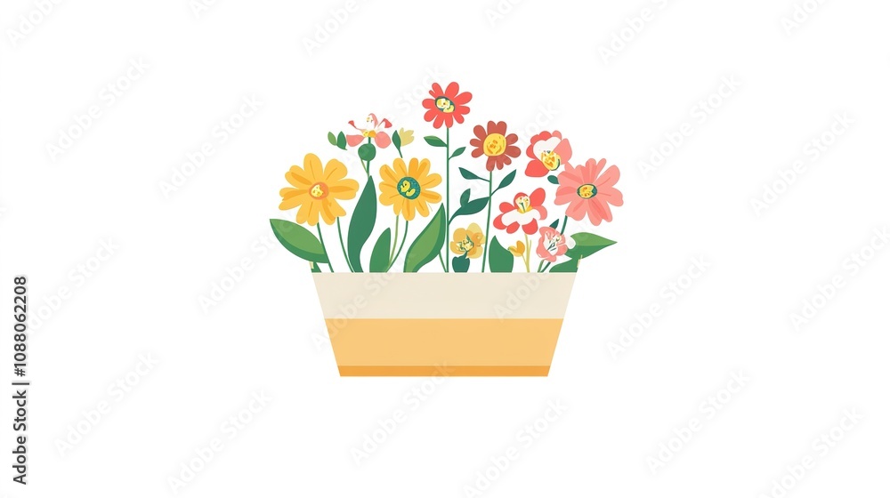 Charming and cute flower shop logo on a clean white background, featuring a delightful floral design that represents freshness and beauty. Charming and cute flower shop logo on a clean white background, featuring a delightful floral design that represents freshness and beauty.