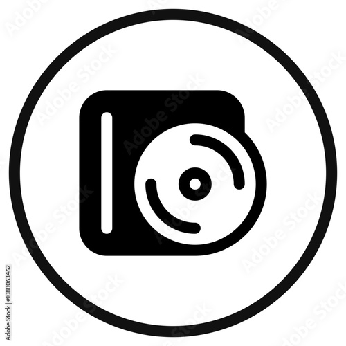 Editable film, blue ray, disc vector icon. Movie, cinema, entertainment. Part of a big icon set family. Perfect for web and app interfaces, presentations, infographics, etc