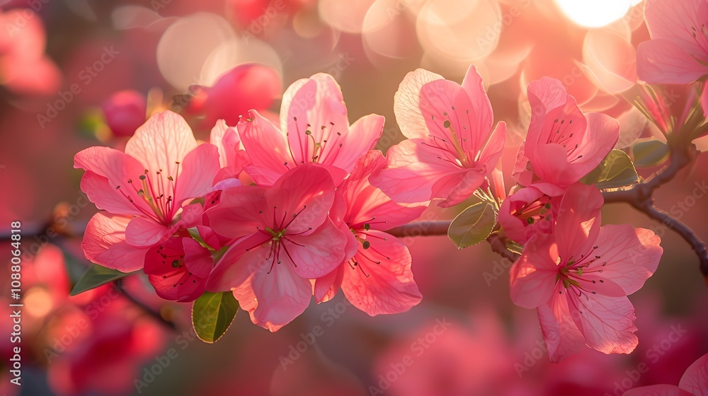 pink blossom in spring pink blossom in spring