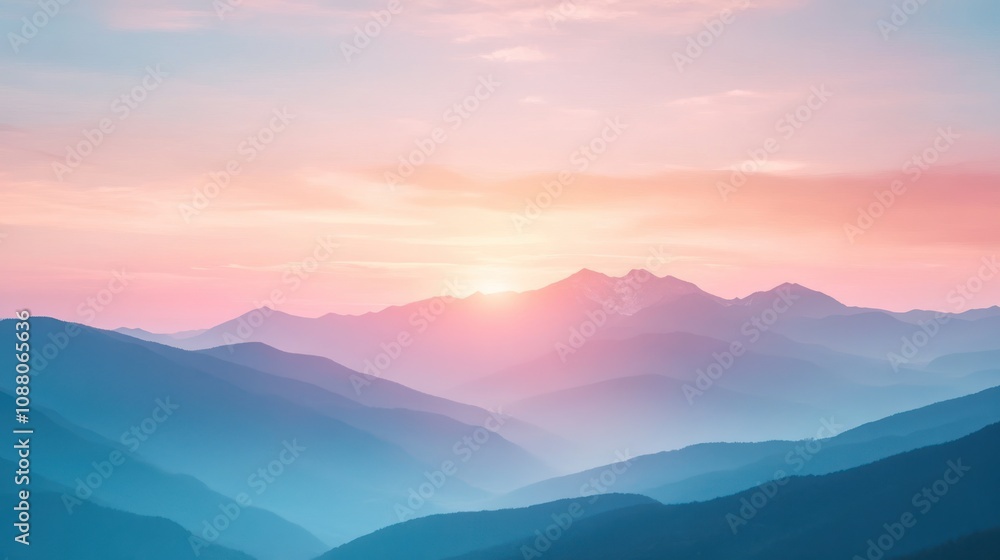 Sunrise Over the Mountains Sunrise Over the Mountains
