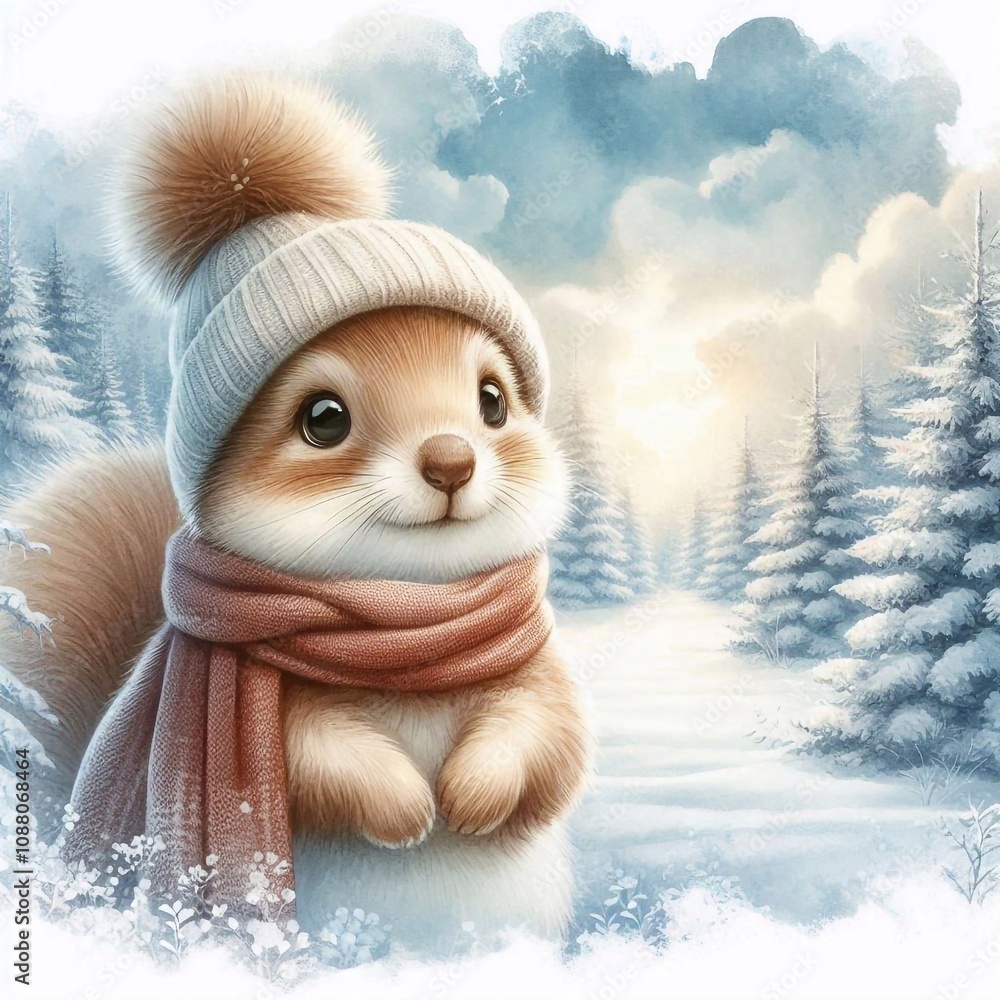 Eichhörnchen im Winter Eichhörnchen im Winter