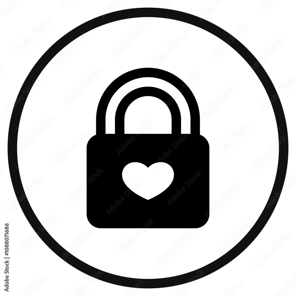 Editable heart lock, love lock vector icon. Wedding, valentine, love, celebration. Part of a big icon set family. Perfect for web and app interfaces, presentations, infographics, etc Editable heart lock, love lock vector icon. Wedding, valentine, love, celebration. Part of a big icon set family. Perfect for web and app interfaces, presentations, infographics, etc