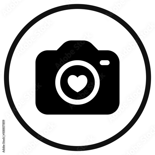 Editable wedding photography vector icon. Wedding, valentine, love, celebration. Part of a big icon set family. Perfect for web and app interfaces, presentations, infographics, etc
