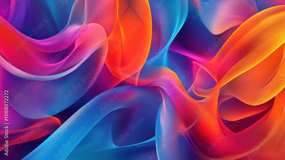 Vibrant Abstract Digital Wallpaper Design Vibrant Abstract Digital Wallpaper Design