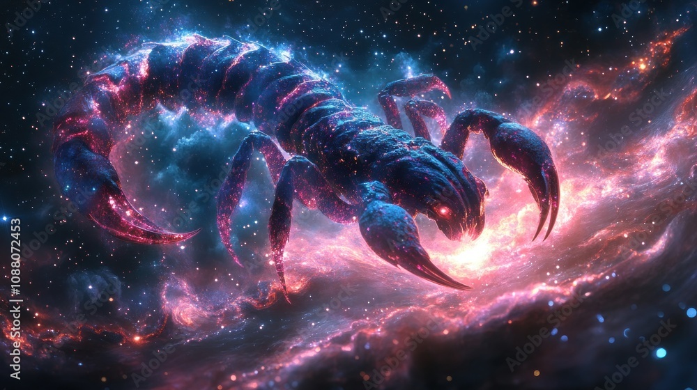 Scorpio Constellation in Space Scorpio Constellation in Space