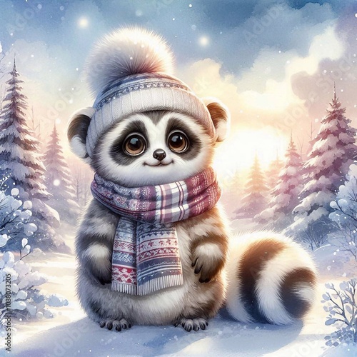 Loris im Winter photo