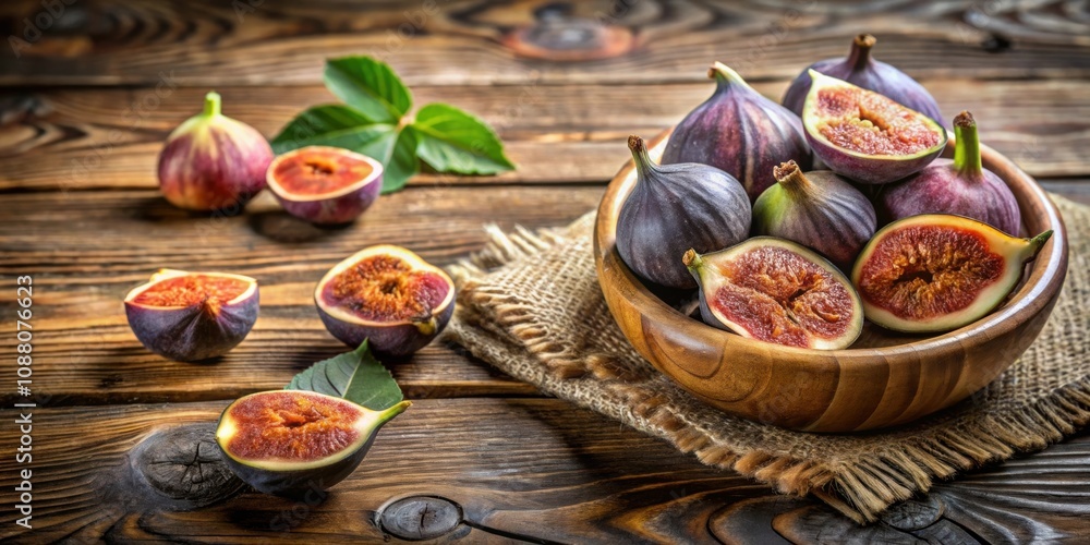 Fresh and dried figs on a rustic wooden table, figs, fresh, dried fruits, healthy eating, organic, tasty, snack, natural Fresh and dried figs on a rustic wooden table, figs, fresh, dried fruits, healthy eating, organic, tasty, snack, natural