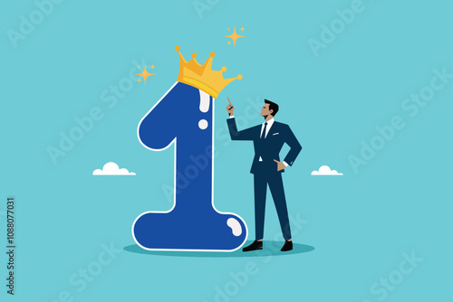 1st Place and Beyond, The Businessman with a Crown of Success