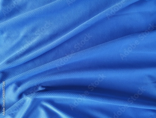 Abstrack blue clothing fabric texture background 