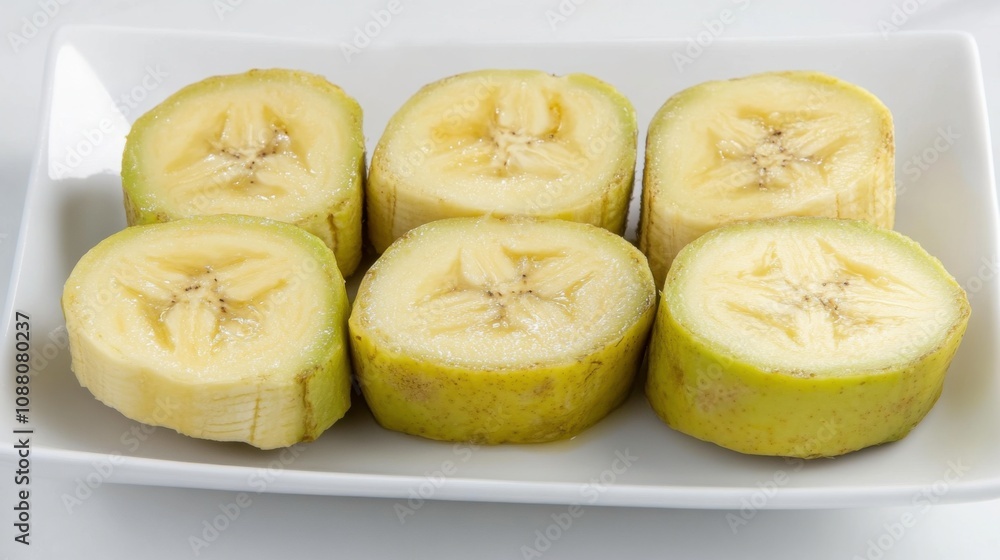 Freshly Sliced Avocado Halves on White Plate Freshly Sliced Avocado Halves on White Plate