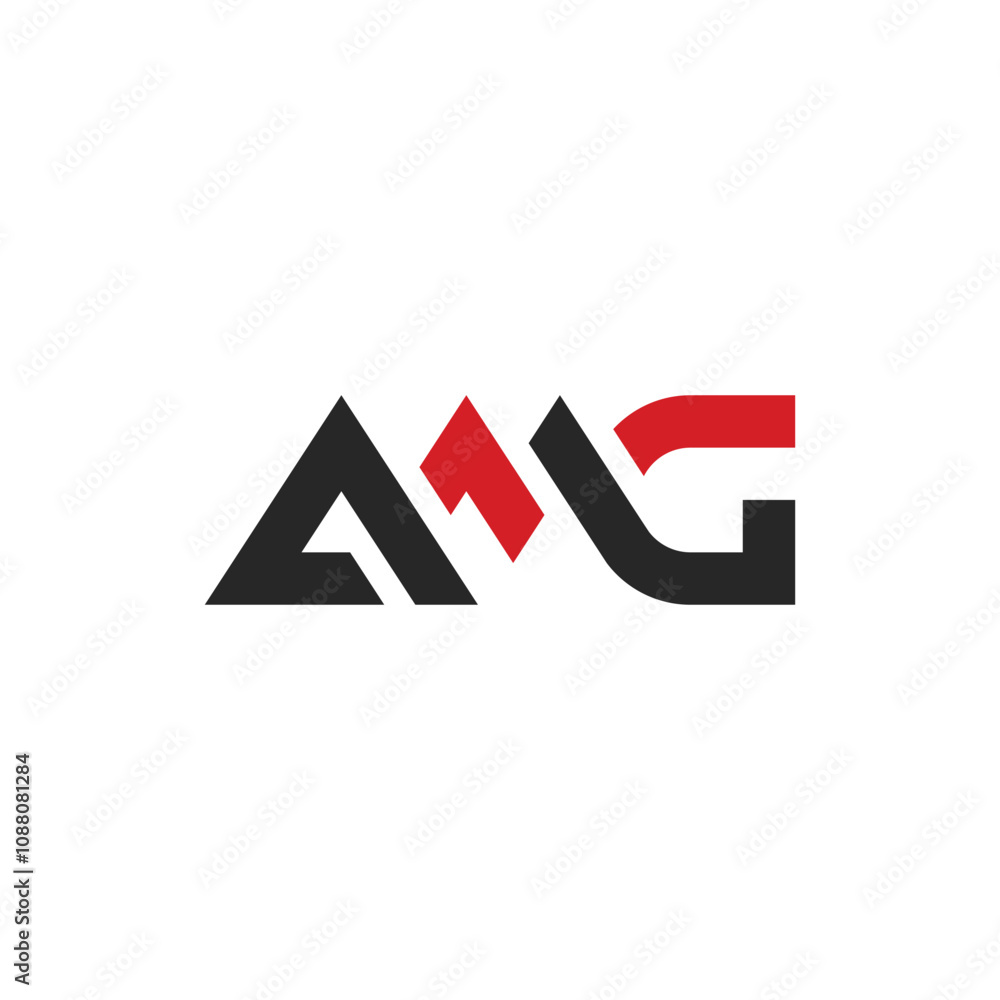 Modern Letter AMG Logo Concept Modern Letter AMG Logo Concept