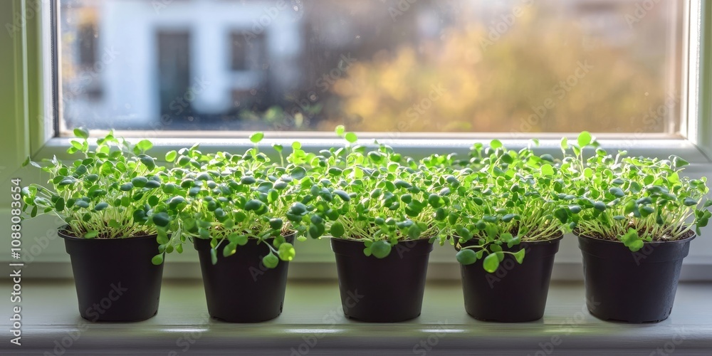 microgreens grow on the windowsill microgreens grow on the windowsill