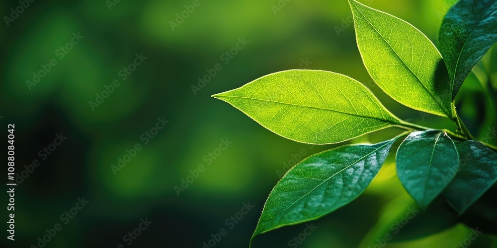 Attractive selectively focused green leaf background wallpaper for copyspace. Attractive selectively focused green leaf background wallpaper for copyspace.