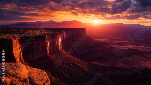 Dramatic Canyon Sunset