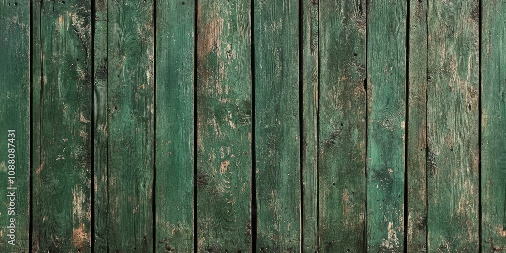 Fototapeta premium green wooden floorboard texture
