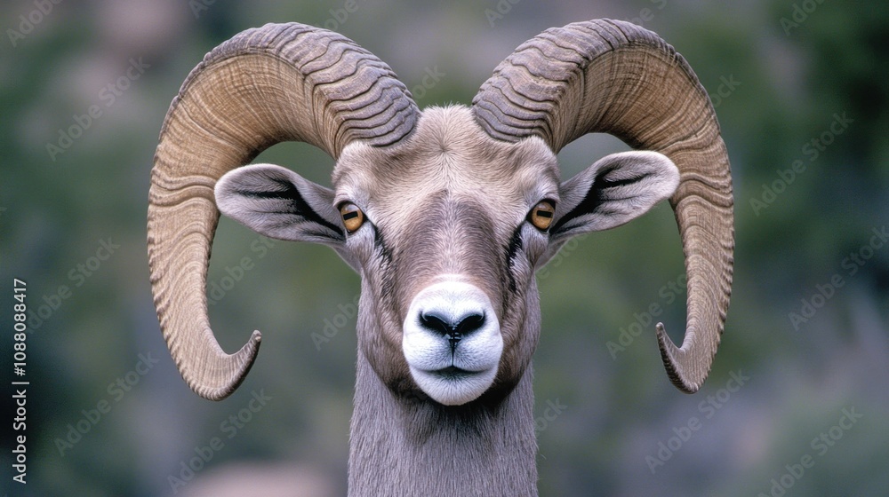 Majestic Desert Bighorn Sheep Portrait Majestic Desert Bighorn Sheep Portrait