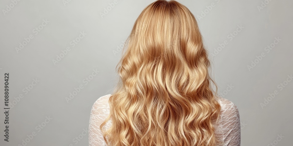 Girl with luxurious hair. Girl with healthy, wavy long blonde hair. Voluminous waves and curls hairstyle. Blonde permed hair. Beautiful blonde model with long curly hair. Beauty portrait. Copy space. Girl with luxurious hair. Girl with healthy, wavy long blonde hair. Voluminous waves and curls hairstyle. Blonde permed hair. Beautiful blonde model with long curly hair. Beauty portrait. Copy space.