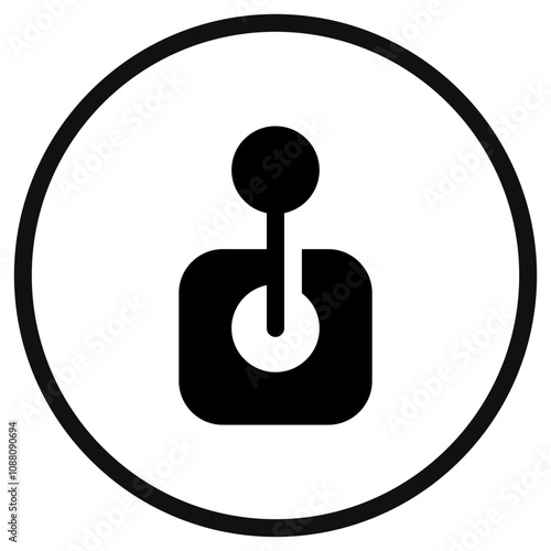 Editable joystick, arcade, game controller vector icon. Video game, game elements. Part of a big icon set family. Perfect for web and app interfaces, presentations, infographics, etc