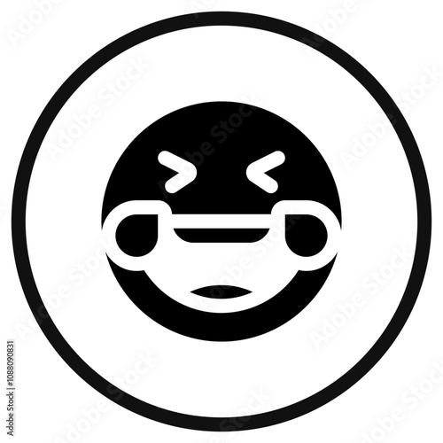 Editable laughing-out-loud expression emoticon vector icon. Part of a big icon set family. Part of a big icon set family. Perfect for web and app interfaces, presentations, infographics, etc