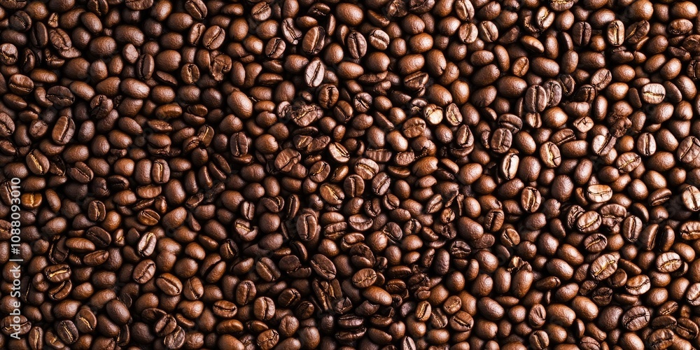 Heart-shaped background of roasted coffee beans Heart-shaped background of roasted coffee beans