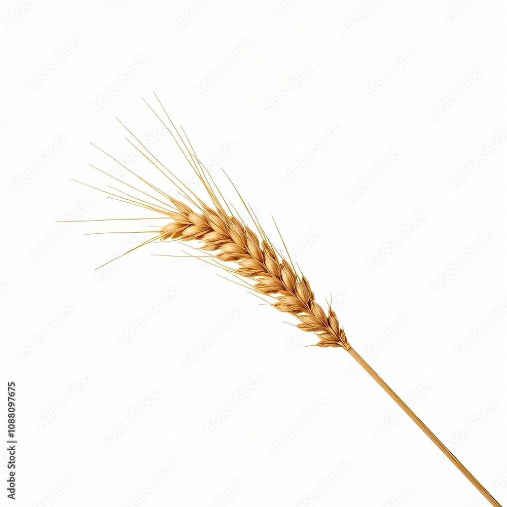 wheat ears isolated on white wheat ears isolated on white