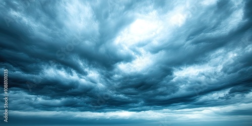 dramatic overcast stormy sky with dark clouds, suitable for a background