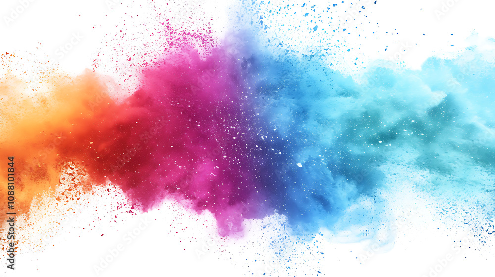 Abstract Explosion of Colors and Particles in Dynamic Artistic Backgrounds Abstract Explosion of Colors and Particles in Dynamic Artistic Backgrounds