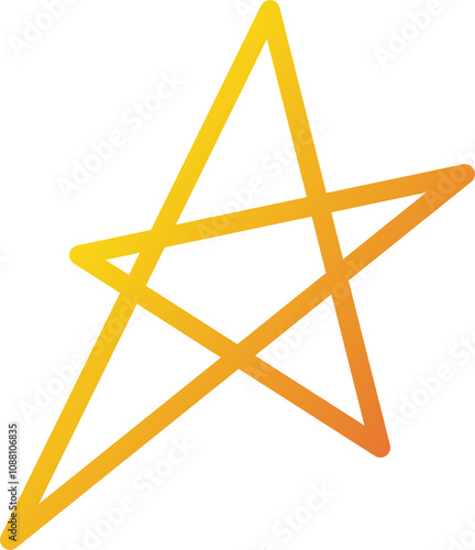 Set of various star, logo, sign, symbol, icon, rating