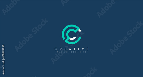 Initial Letter C logo design vector illustration.