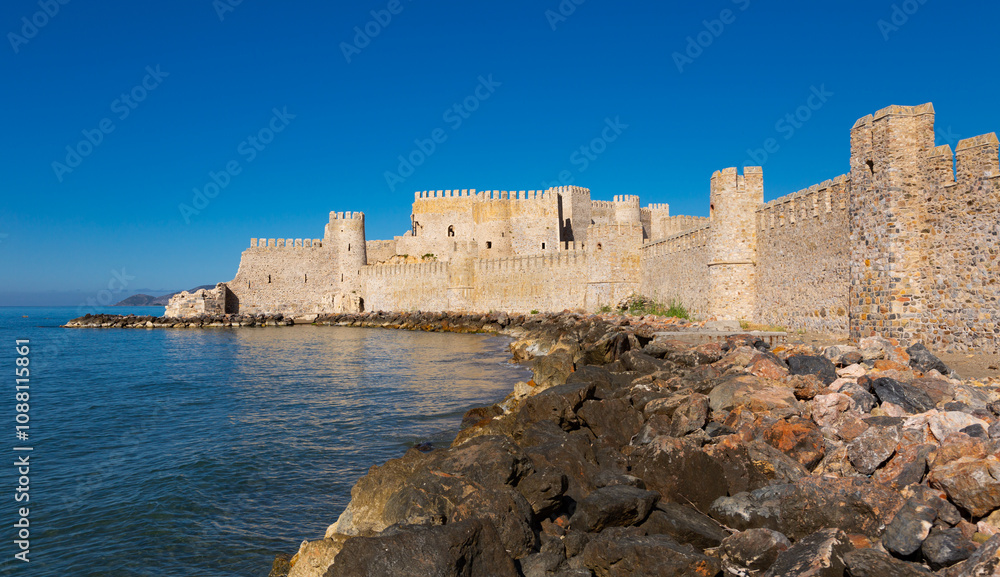 Mamure Castle Mamure Kalesi on the coast of Mediterranean sea. Anamur. Mersin province. Turkey Mamure Castle Mamure Kalesi on the coast of Mediterranean sea. Anamur. Mersin province. Turkey