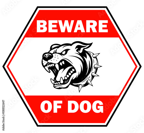 beware of dog printable sign warning poster plaque at home template design