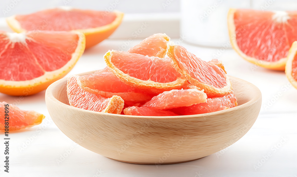 grapefruit on a plate-generative ai grapefruit on a plate-generative ai