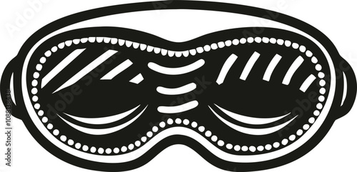 Sleep Mask vector silhouette