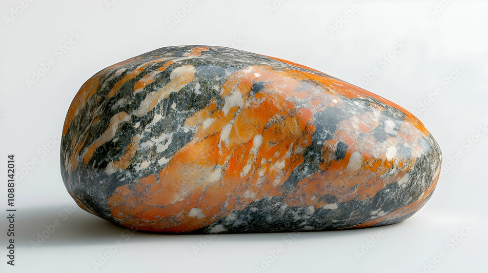 Abstract Orange and Gray Stone Realistic Image Abstract Orange and Gray Stone Realistic Image