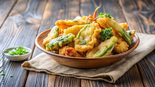 Crispy fried vegetables in batter, verdure, fritte, pastella, fried, crispy, vegetables, appetizer, snack